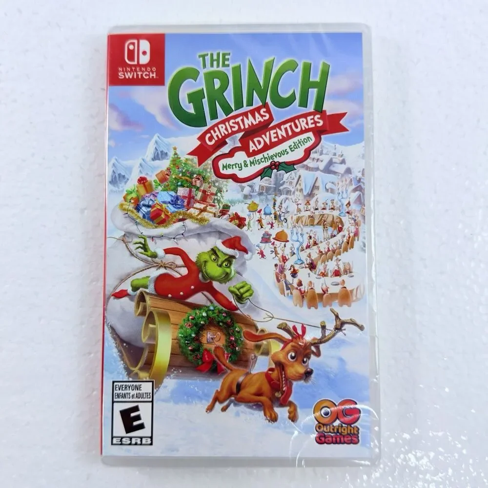 NEW The Grinch Christmas Adventures Merry & Mischievous Ed. Nintendo Switch